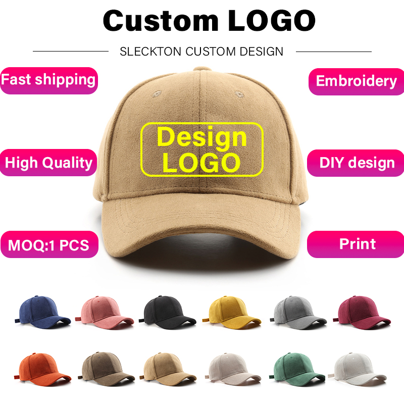 Embroidery Design Logo - SLECKTON berretti da ricamo personalizzati fai
