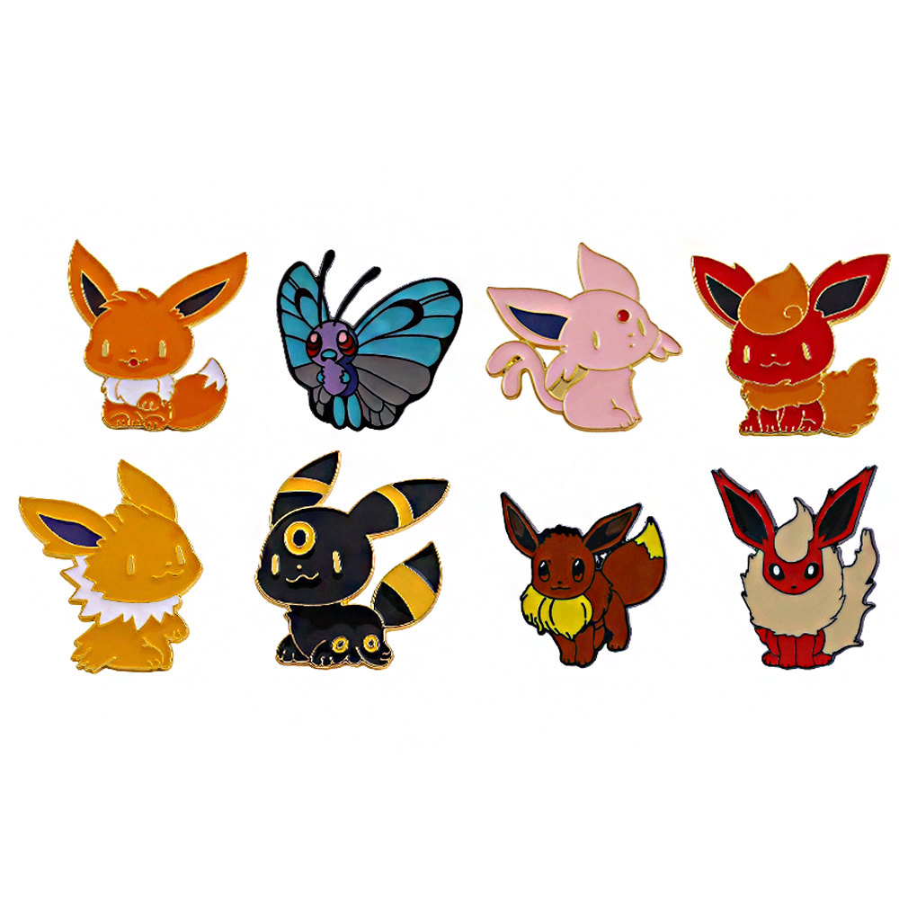 Embroidery Reddit - Set di 8 spille smaltate a