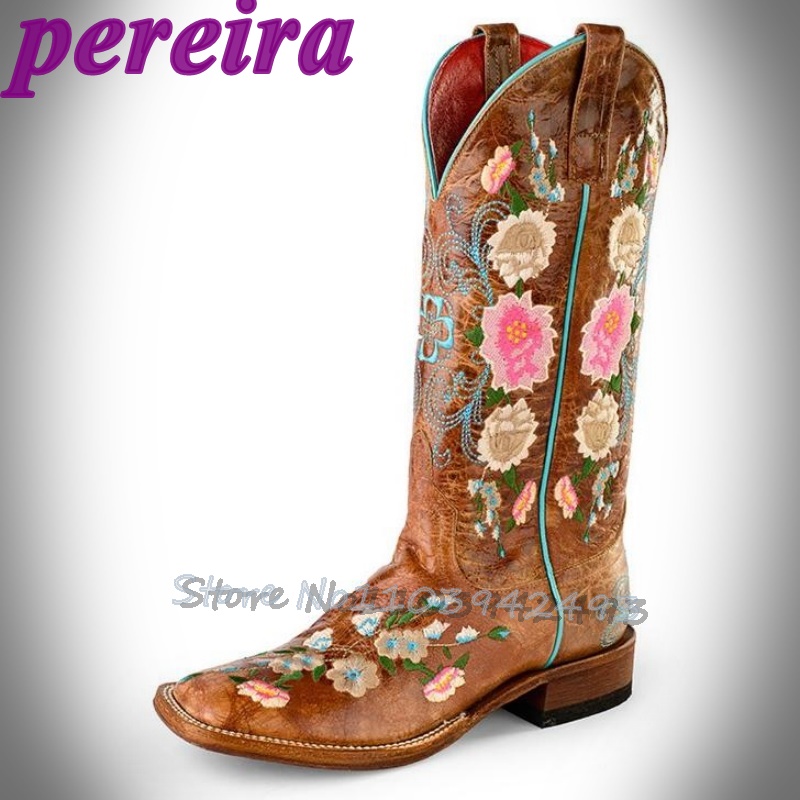 Stivali con fiori ricamati Ros - Embroidery Rose recensione e prezzo