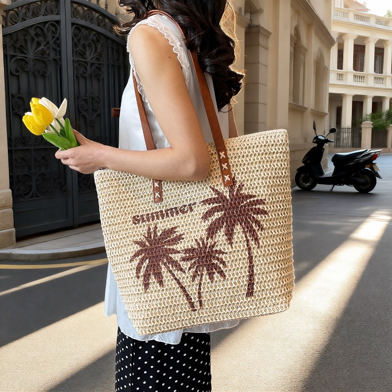 Borsa in Paglia Intrecciata co - Embroidery Bali recensione e prezzo