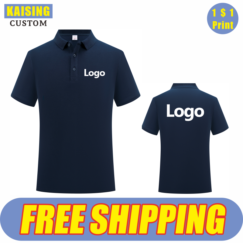 KAISING Polo in puro cotone di - Embroidery Design Logo recensione e prezzo
