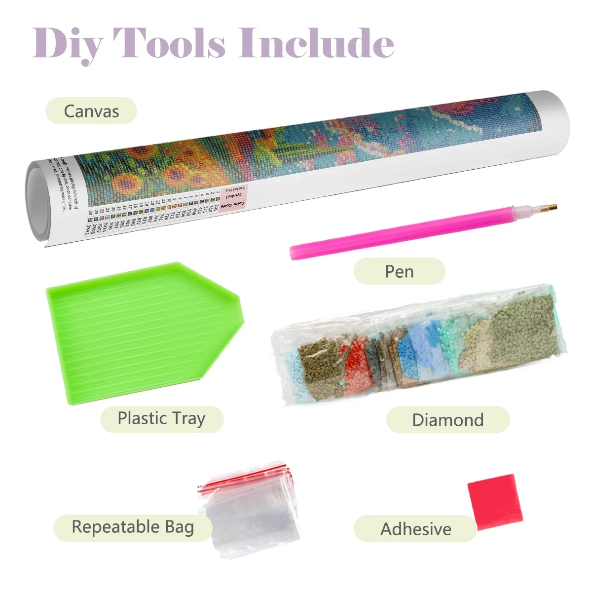 1 pezzo Kit di Pittura Diamant - Embroidery Bali recensione e prezzo