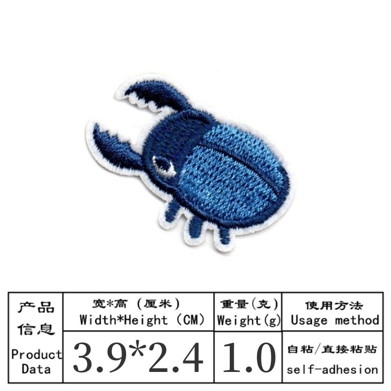 50 pz/lotto Anime Ricamo Patch - Embroidery Lady Bug recensione e prezzo