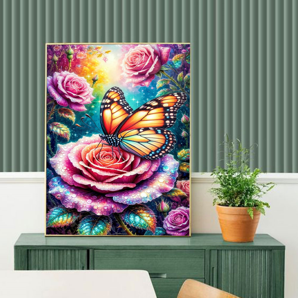Mosaico di Diamanti a Forma di - Embroidery Rose recensione e prezzo